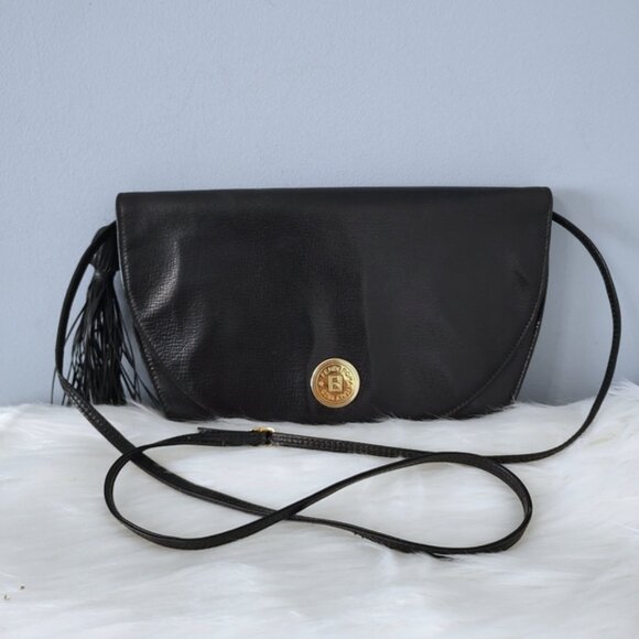 Fendi 90s tassel leather crossbody convertible clutch EUC - Picture 1 of 9